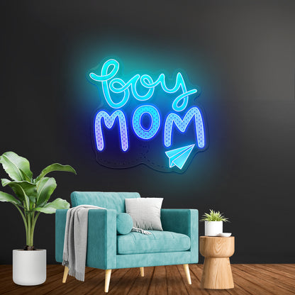 Boy Mom Neon Signs for home decor