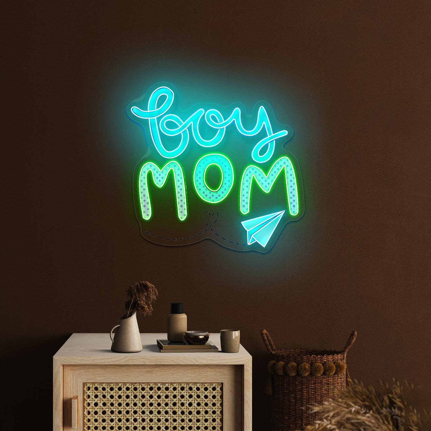 Boy Mom Neon Signs for home decor