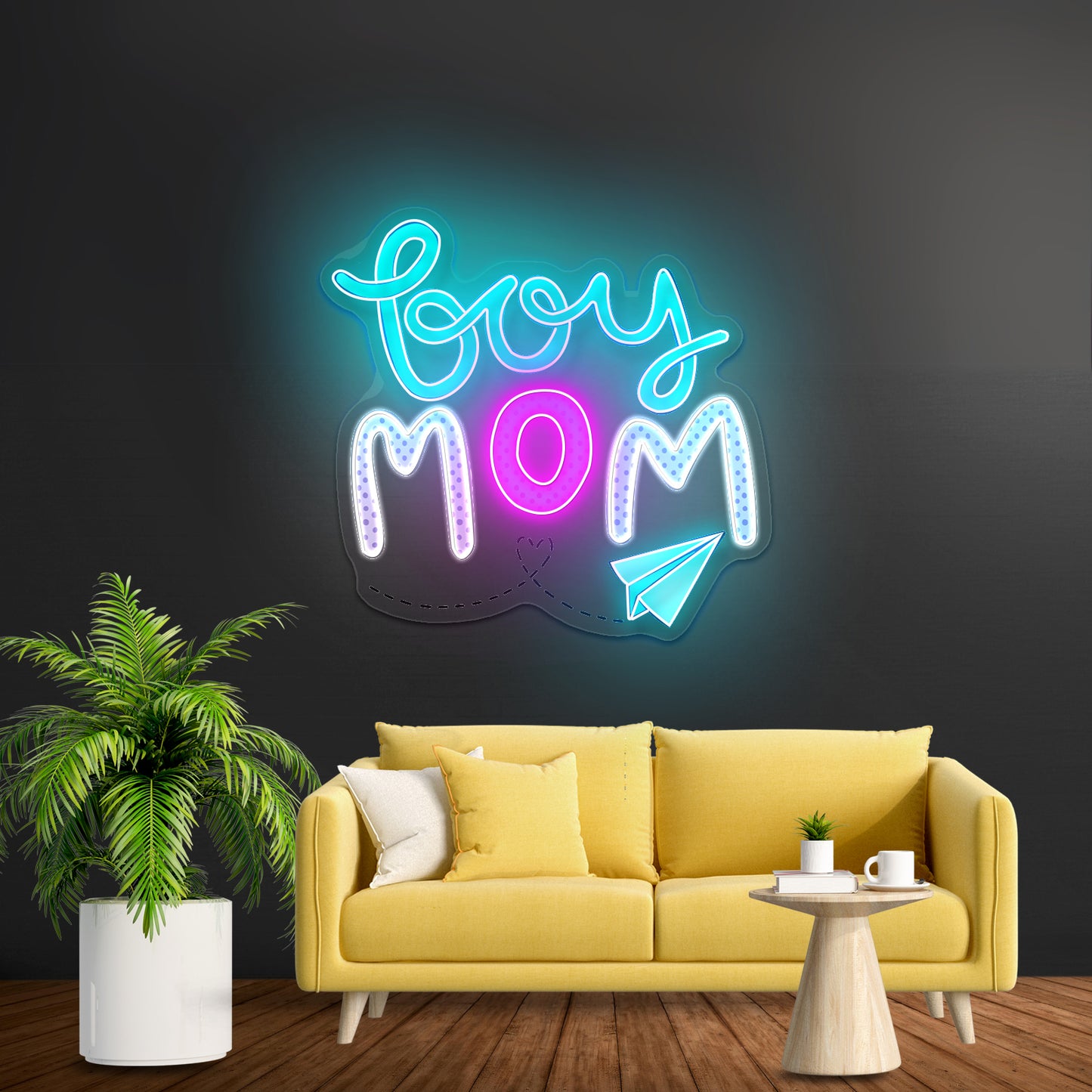 Boy Mom Neon Signs for home decor