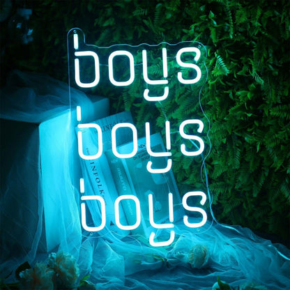 Boys Boys Boys Led Neon Sign - Shineneon