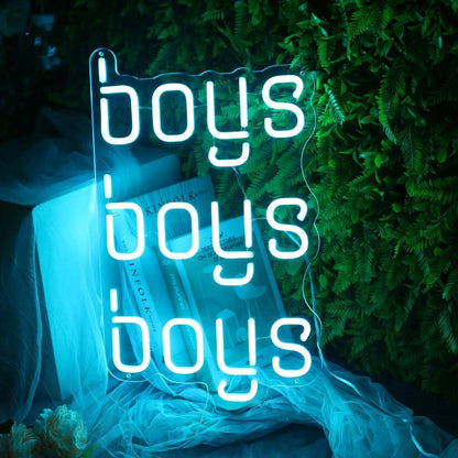 Boys Boys Boys Led Neon Sign - Shineneon