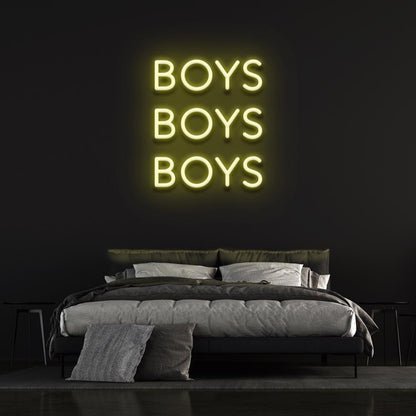 Boys Boys Boys Led Neon Sign Bedroom Wall Decor-1 | Shineneon