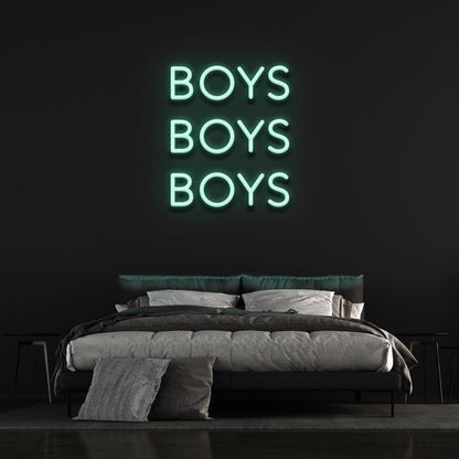 Boys Boys Boys Led Neon Sign Bedroom Wall Decor-1 | Shineneon