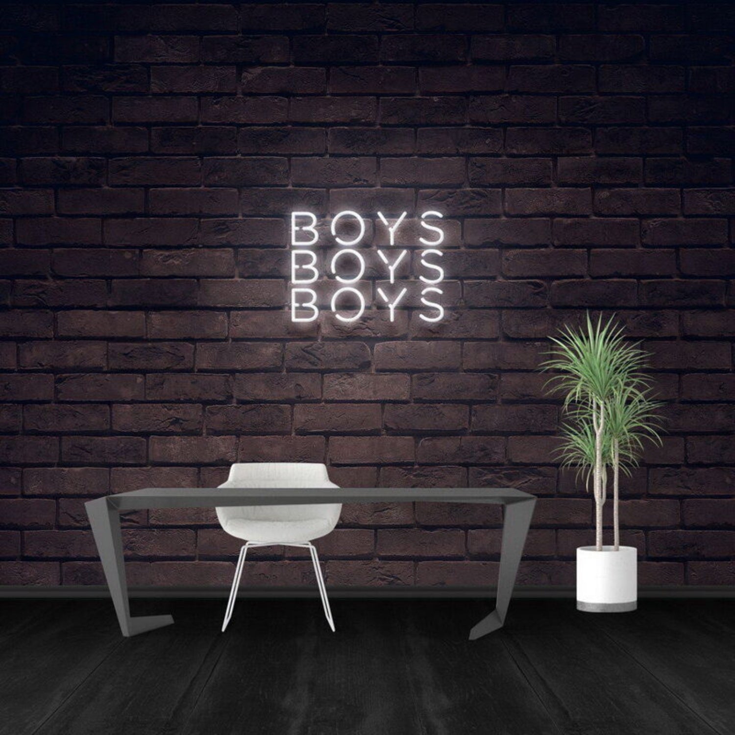Boys Boys Boys Led Neon Sign For Playful And Fun Spaces | Shineneon