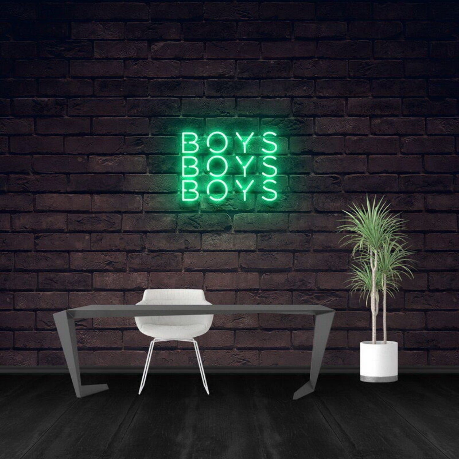 Boys Boys Boys Led Neon Sign For Playful And Fun Spaces | Shineneon