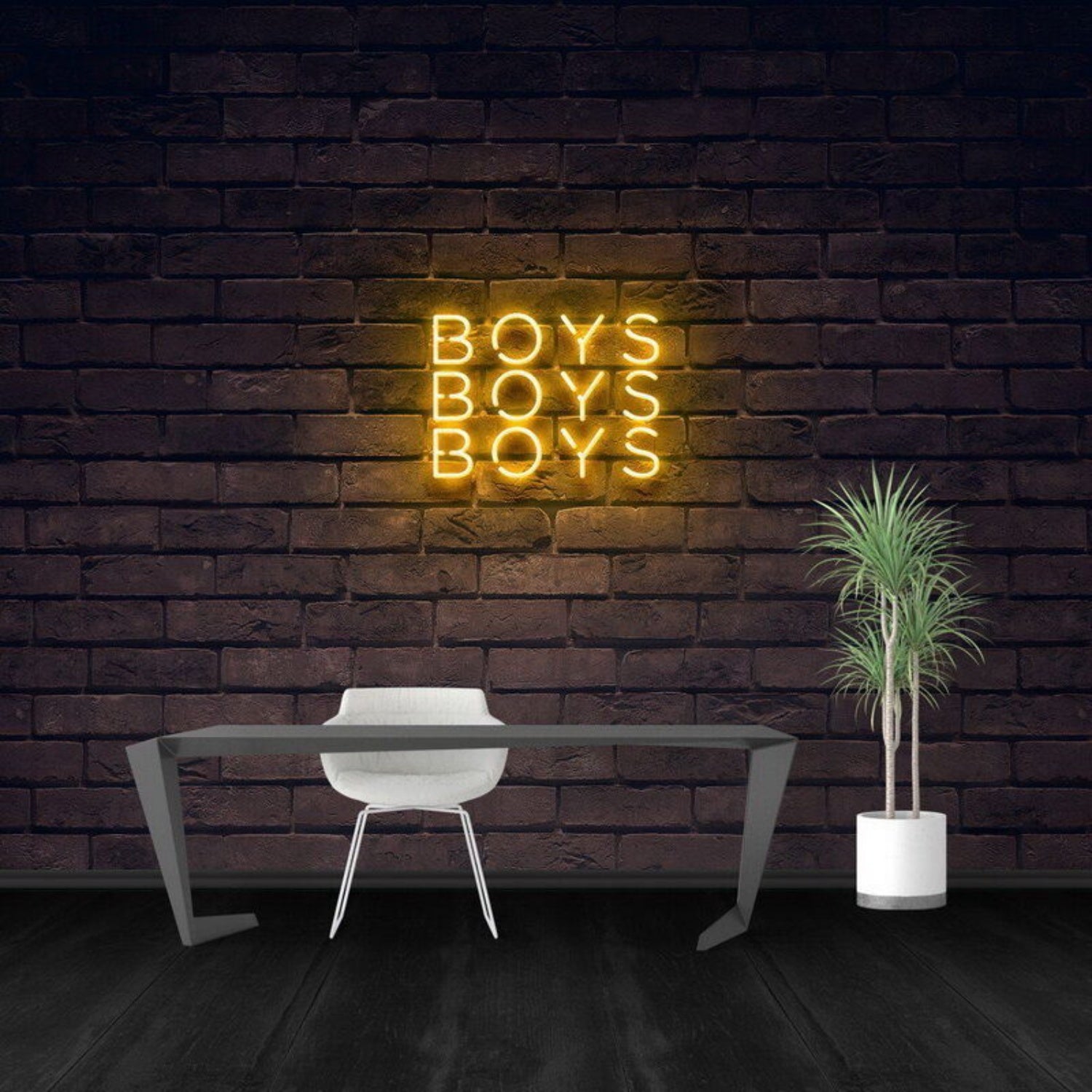 Boys Boys Boys Led Neon Sign For Playful And Fun Spaces | Shineneon