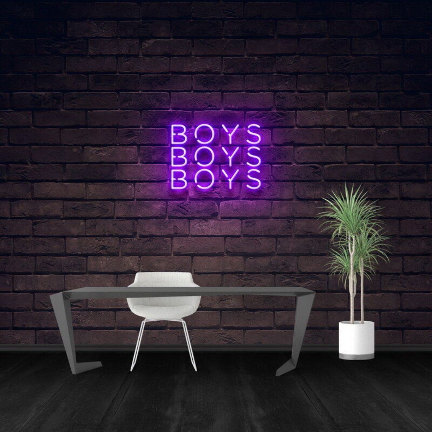 Boys Boys Boys Led Neon Sign For Playful And Fun Spaces - Shineneon
