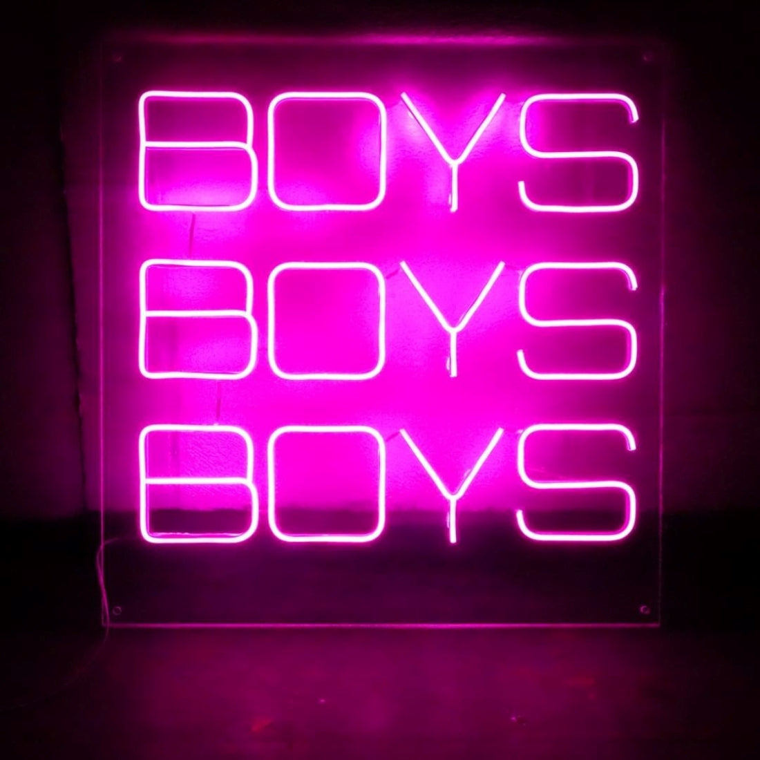 Boys Boys Boys Led Sign Business Neon Sign