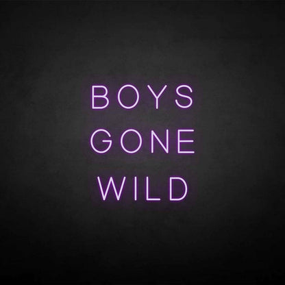 Boys Gone Wild Neon Sign | Shineneon
