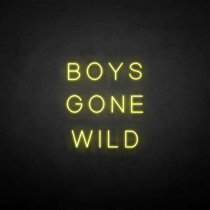 Boys Gone Wild Neon Sign | Shineneon