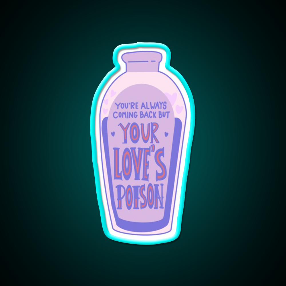 Boyshit Madison Beer Lyrics Beer Bar Decor Led Neon Sign Rgb Color - Size and dimension reference