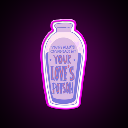 Boyshit Madison Beer Lyrics Beer Bar Decor Led Neon Sign Rgb Color - Neon sign mounted on wall in room