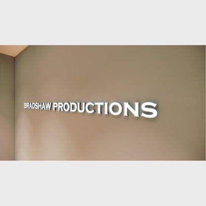 Bradshaw Productions 3D Frontlit And Backlit Channel Letter Led Light Sign - Shineneon