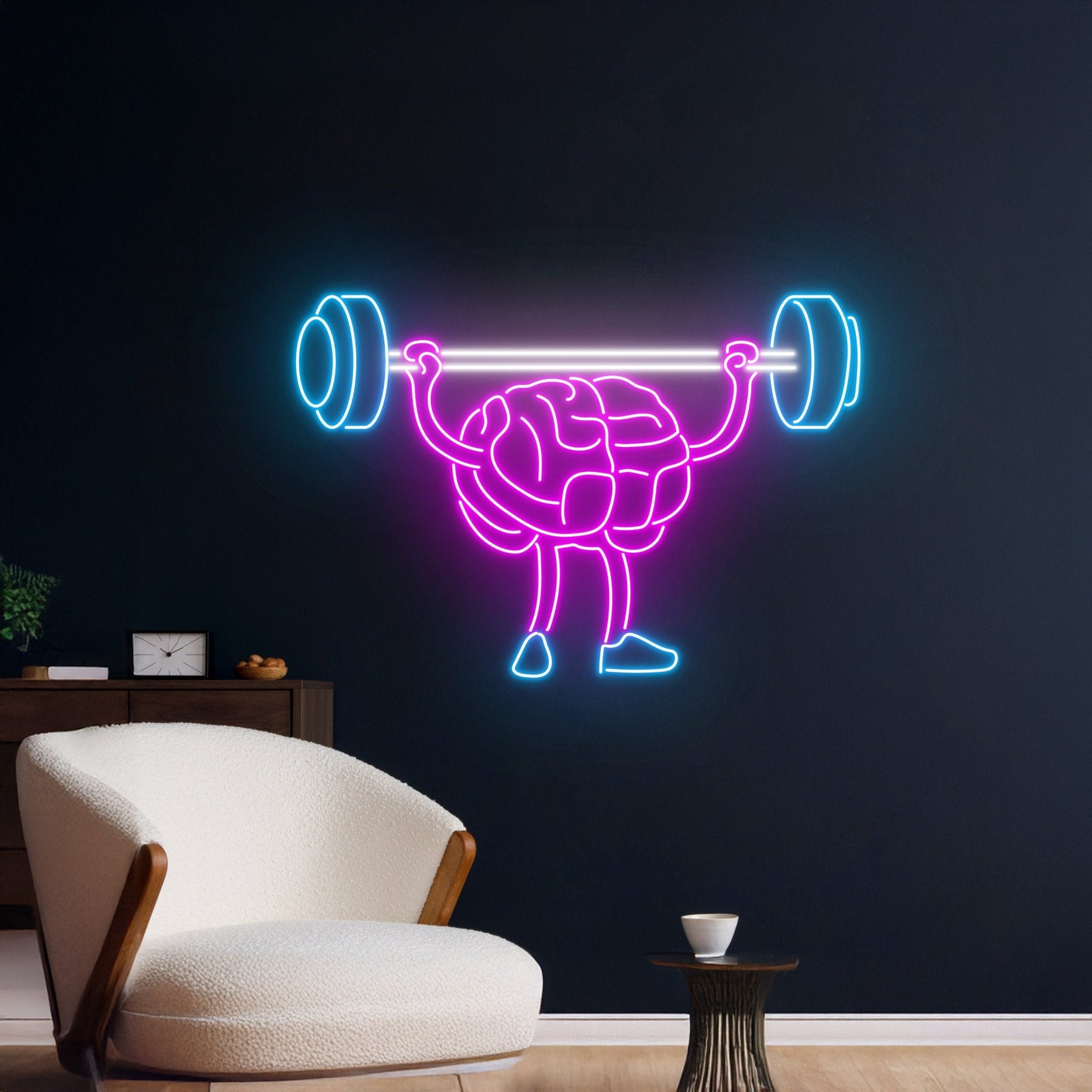 Brain Lifts The Weight Neon Sign - Shineneon
