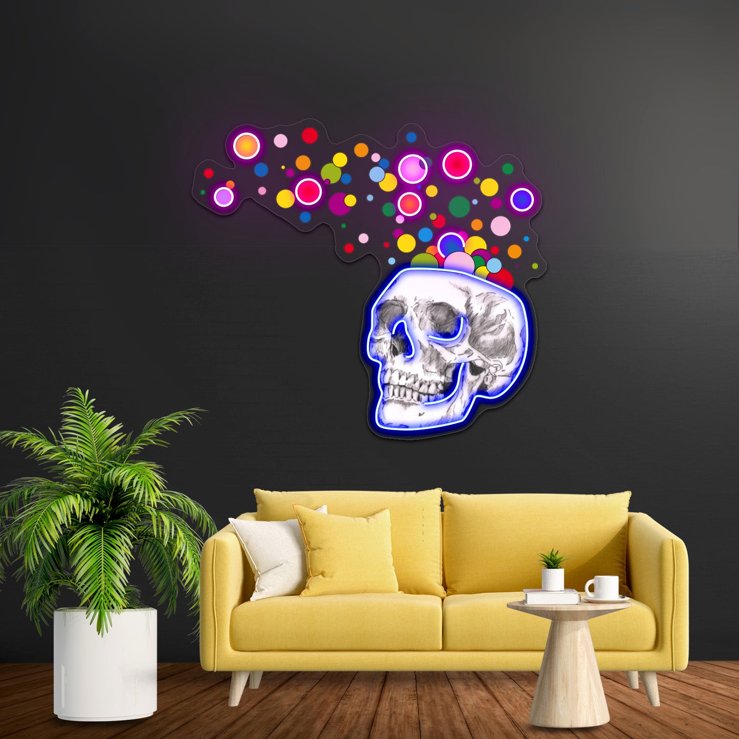 Brain Pop Artwork Led Neon Sign