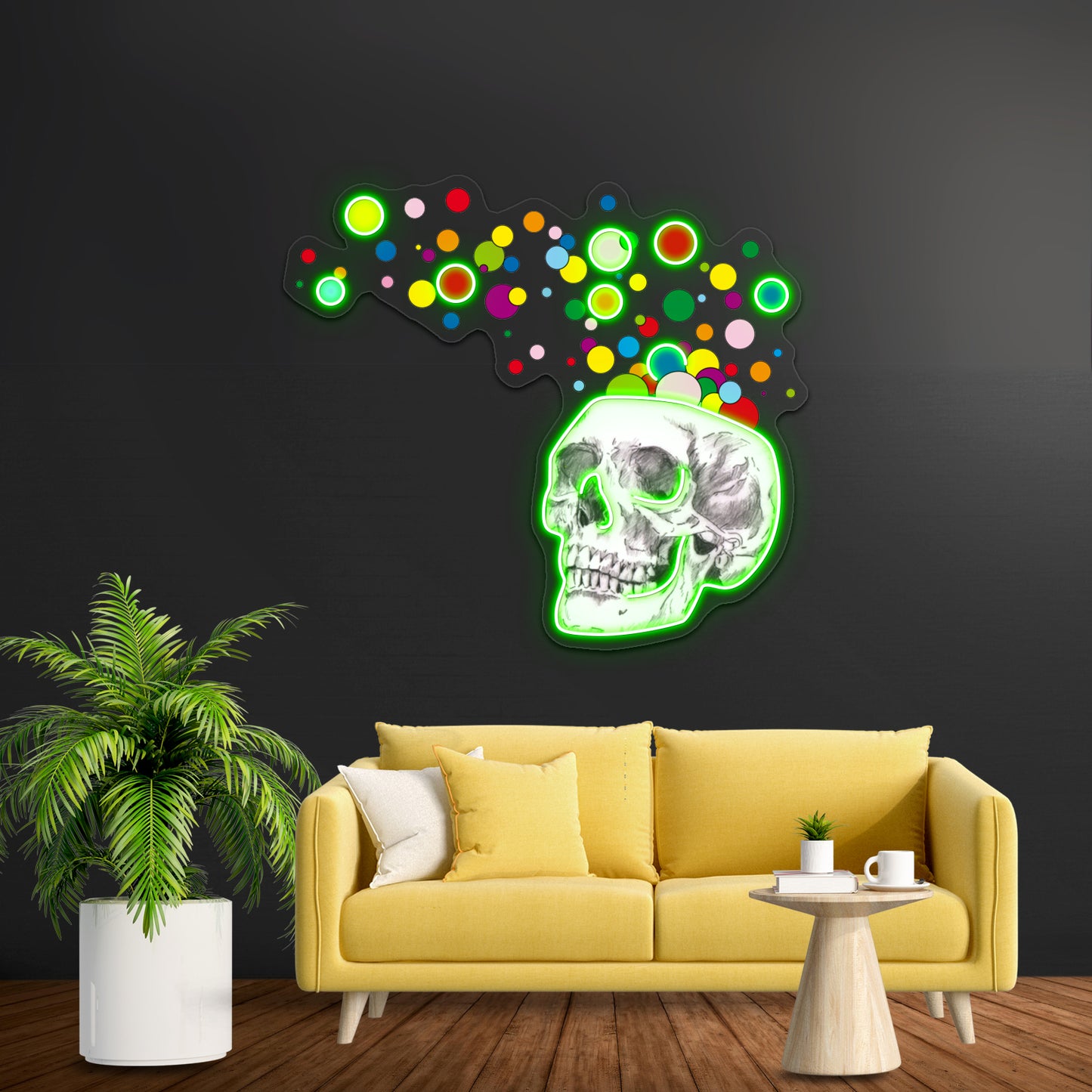 Brain Pop Artwork Led Neon Sign