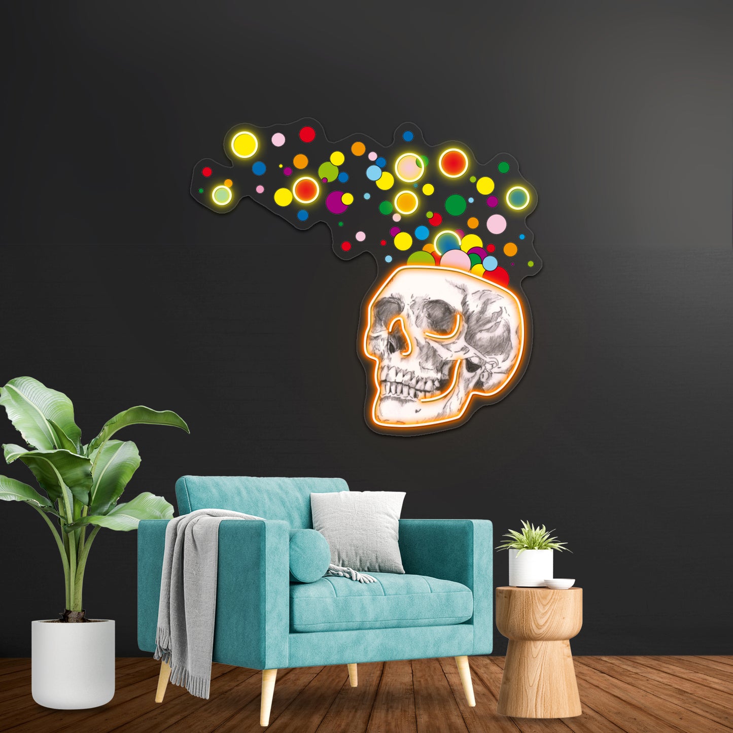 Brain Pop Artwork Led Neon Sign