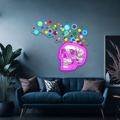 Brain Pop Artwork Led Neon Sign