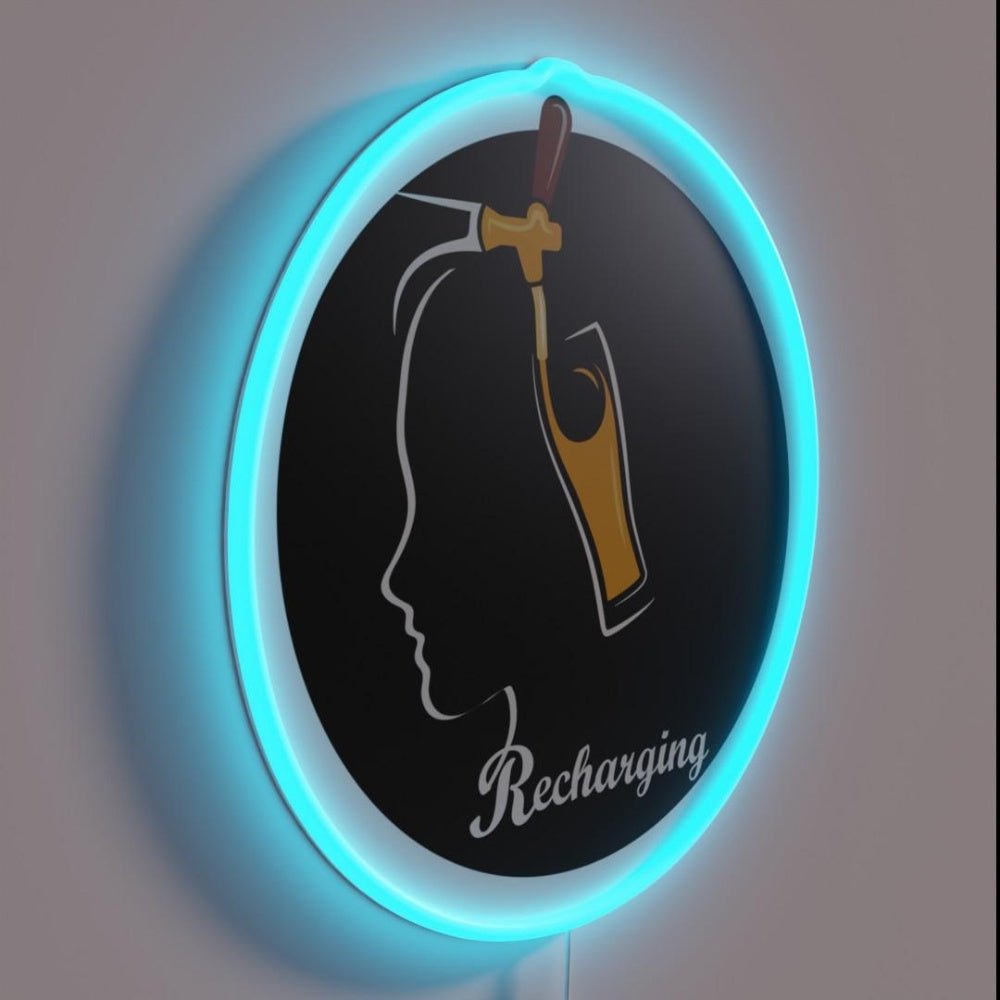 Brain Recharging Rgb Led Neon Sign - Shineneon