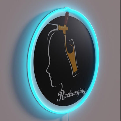 Brain Recharging Rgb Led Neon Sign - Shineneon