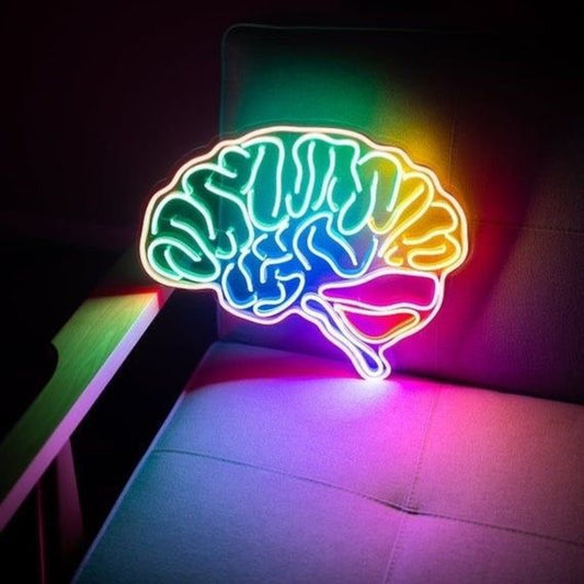 Brain Shape Led Sign Business Neon Sign