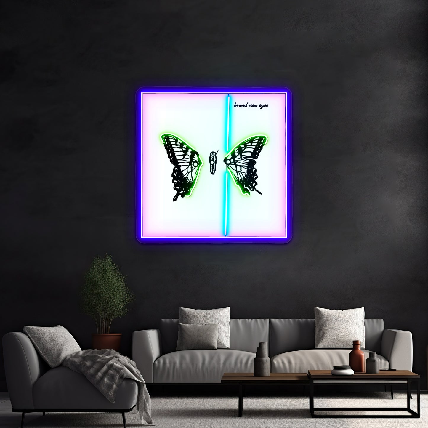 Brand New Eyes Artwork Led Neon Sign