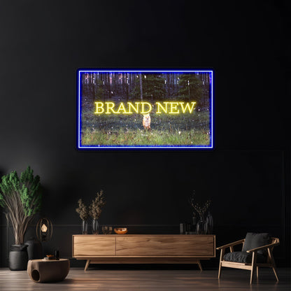 Brand New Textured Album Art Logo Artwork Led Neon Sign - Shineneon