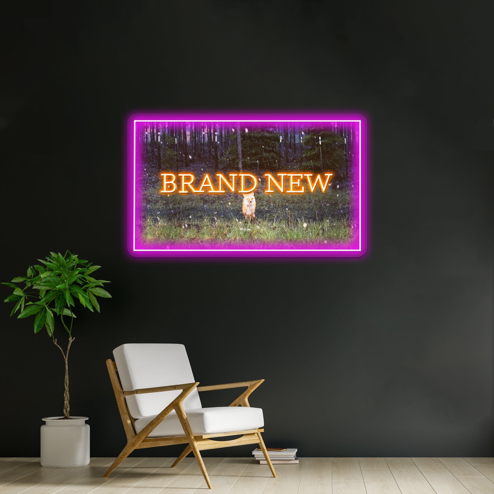 Brand New Textured Album Art Logo Artwork Led Neon Sign
