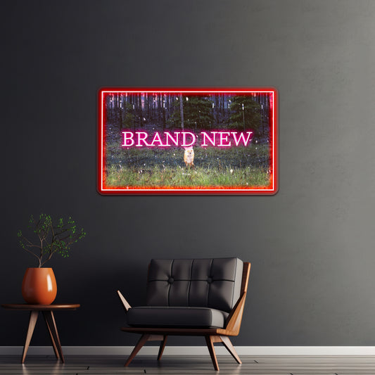 Brand New Textured Album Art Logo Artwork Led Neon Sign