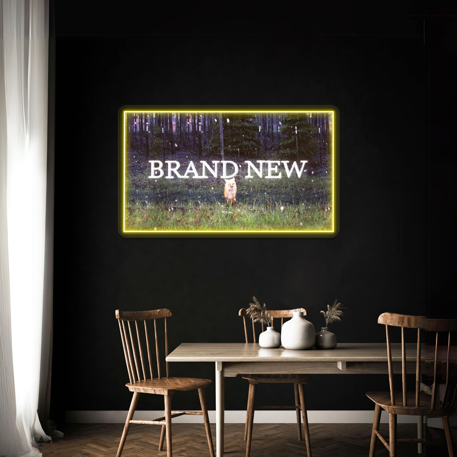 Brand New Textured Album Art Logo Artwork Led Neon Sign