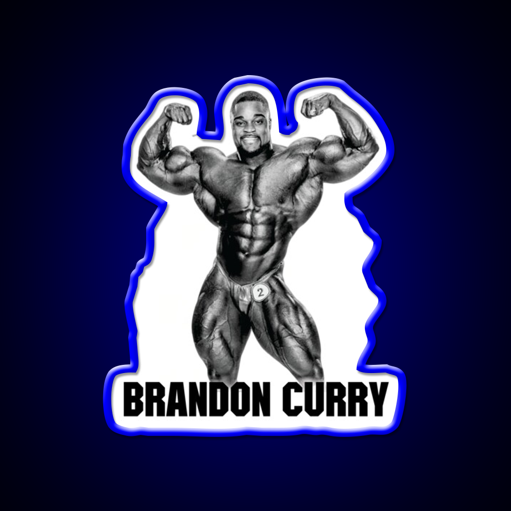 Brandon Curry Bodybuilder Gym Fitness Led Neon Sign Rgb Color - LED neon sign view 5