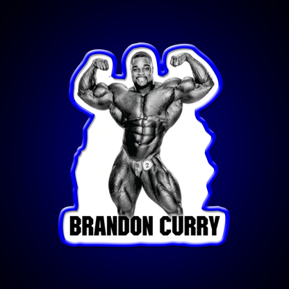 Brandon Curry Bodybuilder Gym Fitness Led Neon Sign Rgb Color - LED neon sign view 5