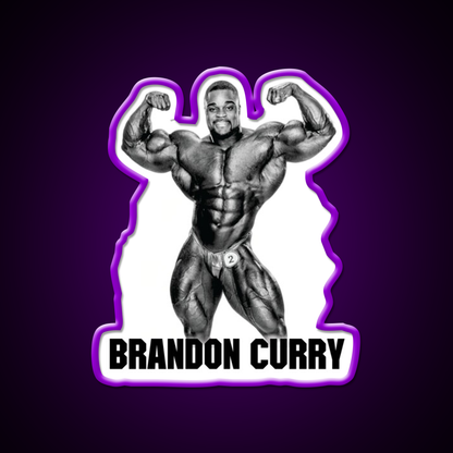 Brandon Curry Bodybuilder Gym Fitness Led Neon Sign Rgb Color - LED neon sign view 9