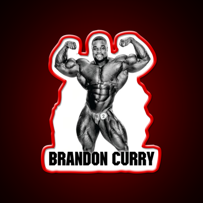 Brandon Curry Bodybuilder Gym Fitness Led Neon Sign Rgb Color - LED neon sign view 10