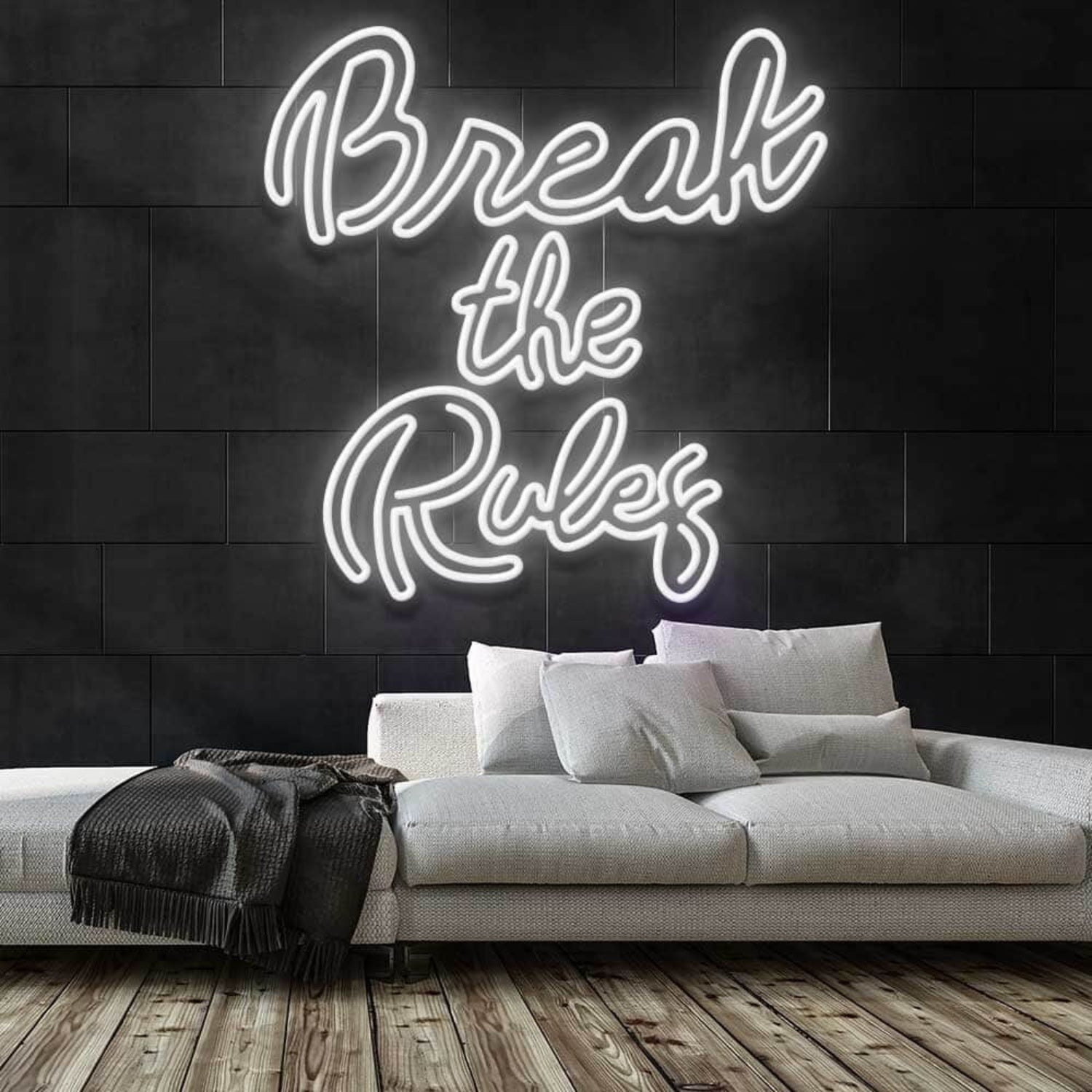 Break The Rules Led Neon Sign - Shineneon