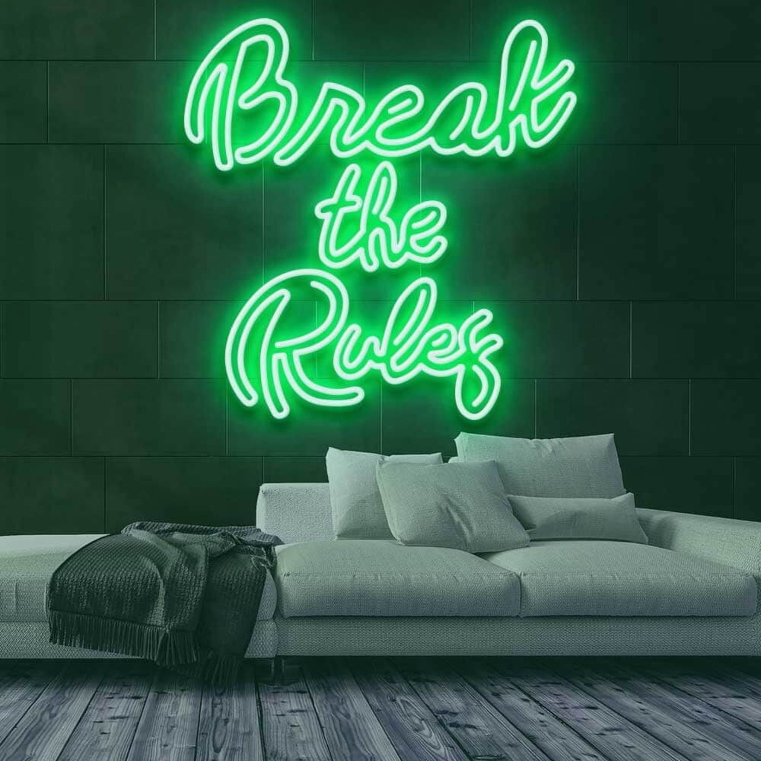 Break The Rules Led Neon Sign - Shineneon