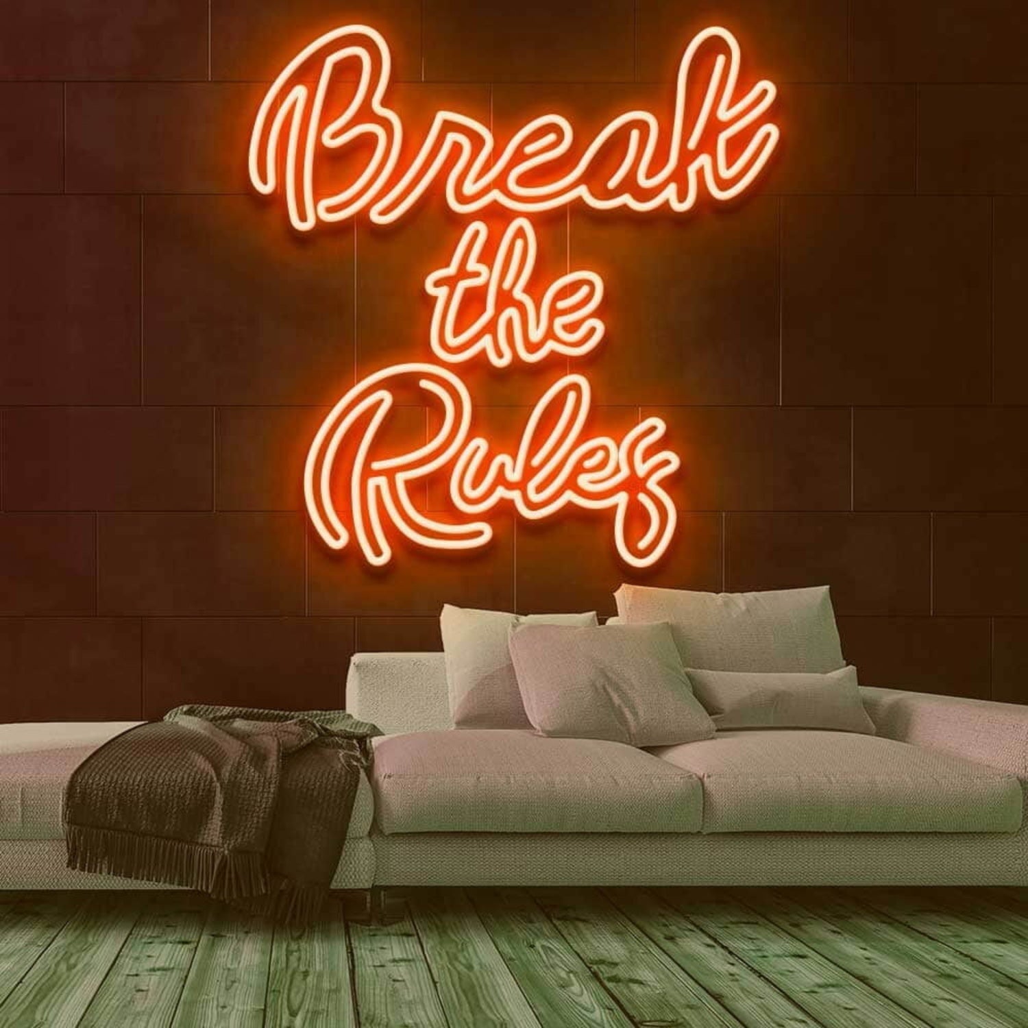 Break The Rules Led Neon Sign - Shineneon