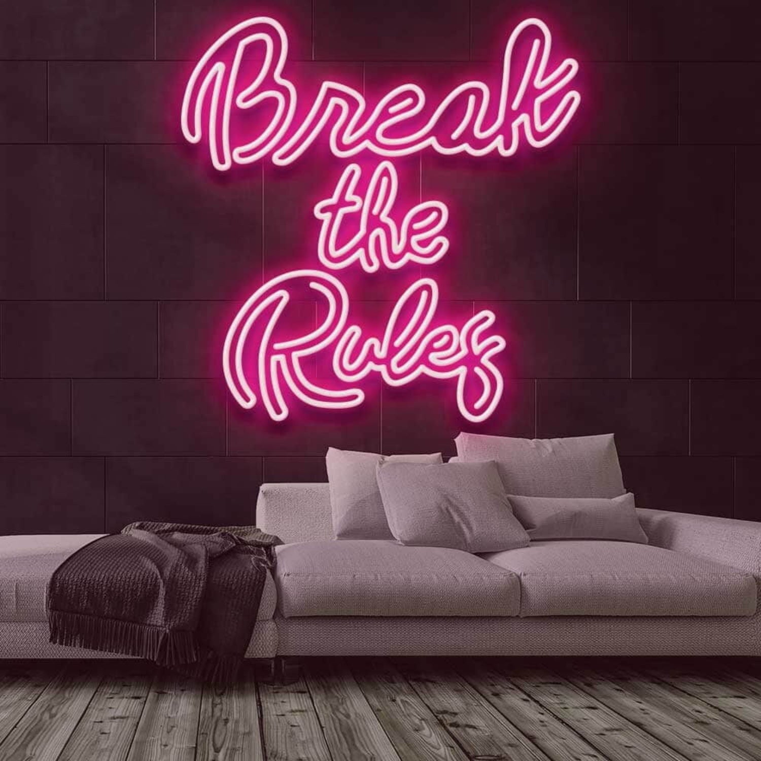 Break The Rules Led Neon Sign - Shineneon