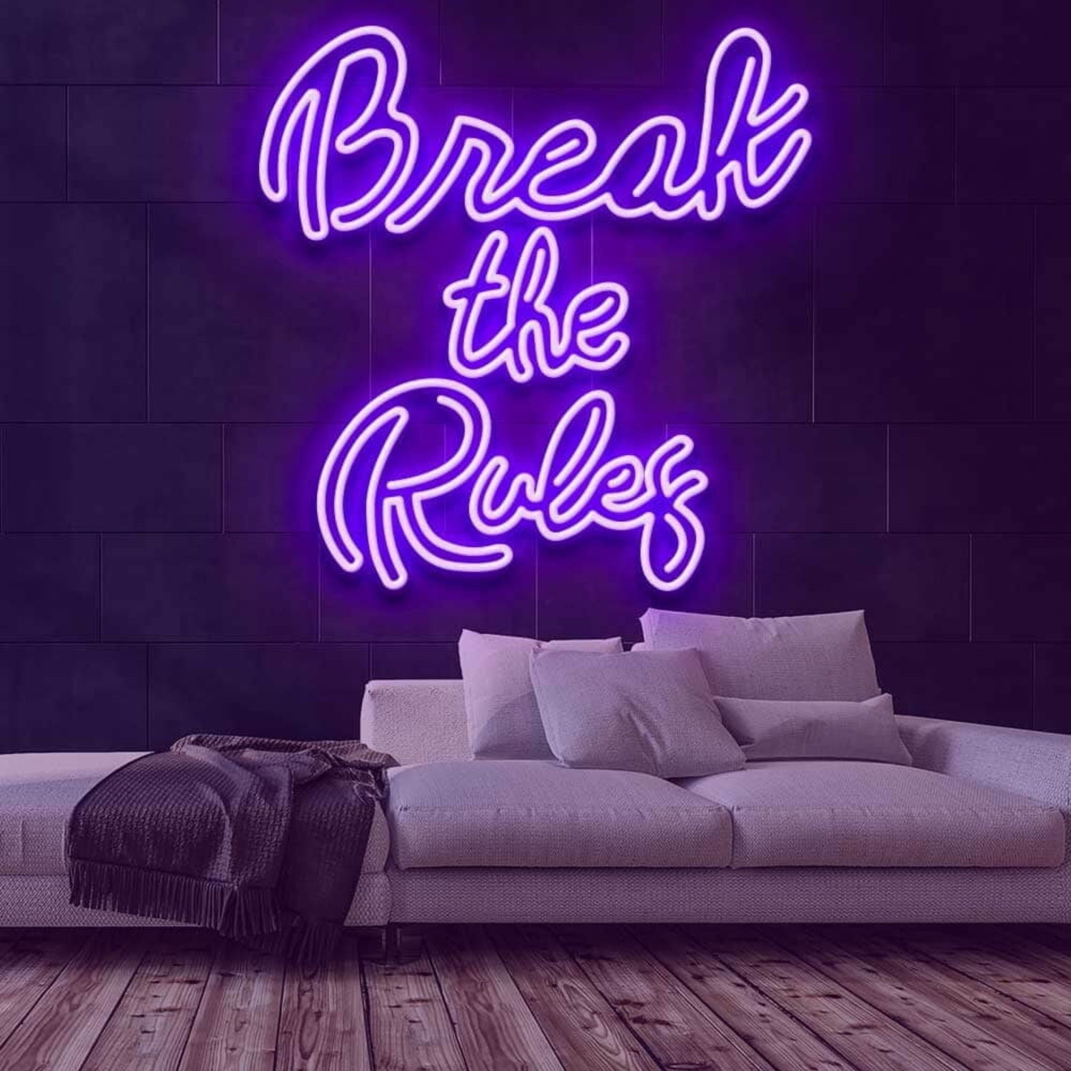 Break The Rules Led Neon Sign - Shineneon