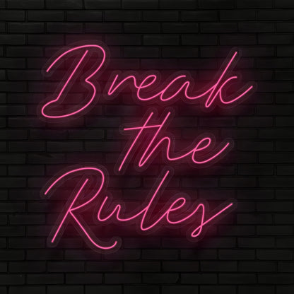 Break The Rules Showcase Your Individuality With Edgy Neon | Shineneon