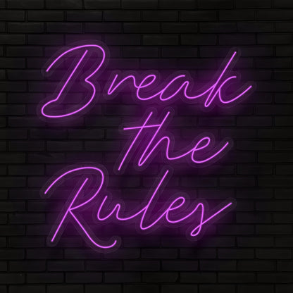Break The Rules Showcase Your Individuality With Edgy Neon | Shineneon
