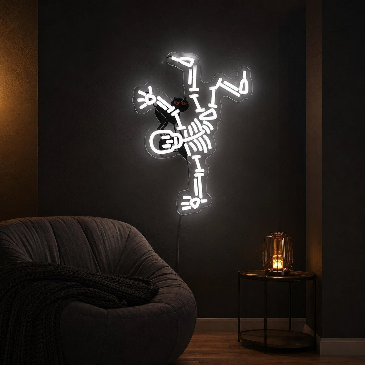Breakdancing Skeleton LED Neon Sign - Shineneon