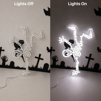 Breakdancing Skeleton LED Neon Sign - Shineneon
