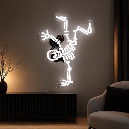 Breakdancing Skeleton LED Neon Sign - Shineneon