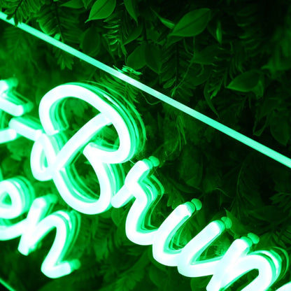 Breakfast Brunch Open Green Neon Sign | Shineneon