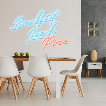 Breakfast Lunch Pizza Neon Light | Shineneon