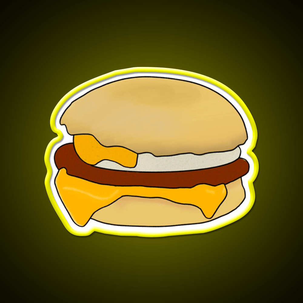 Breakfast Muffin Snack Food Led Neon Sign Rgb Color - Shineneon