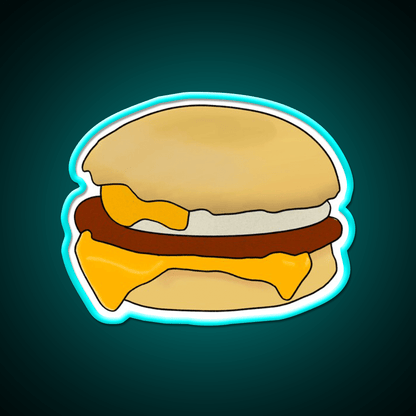 Breakfast Muffin Snack Food Led Neon Sign Rgb Color - Shineneon