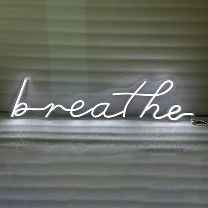 Breathe Font Led Neon Sign - Shineneon