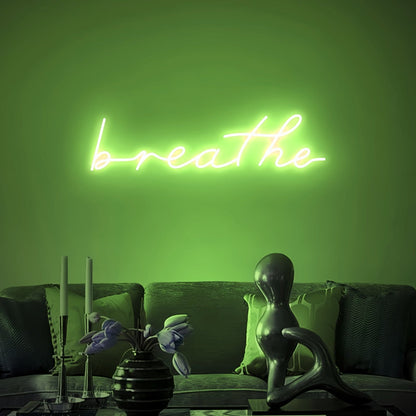 Breathe Font Led Neon Sign - Shineneon